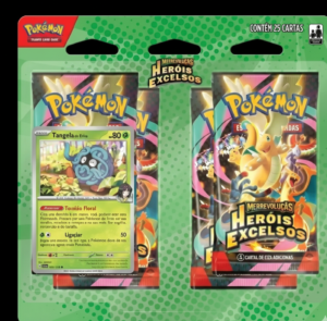 Blister Quadruplo Pokémon Tangela ME02.5 Heróis Excelsos