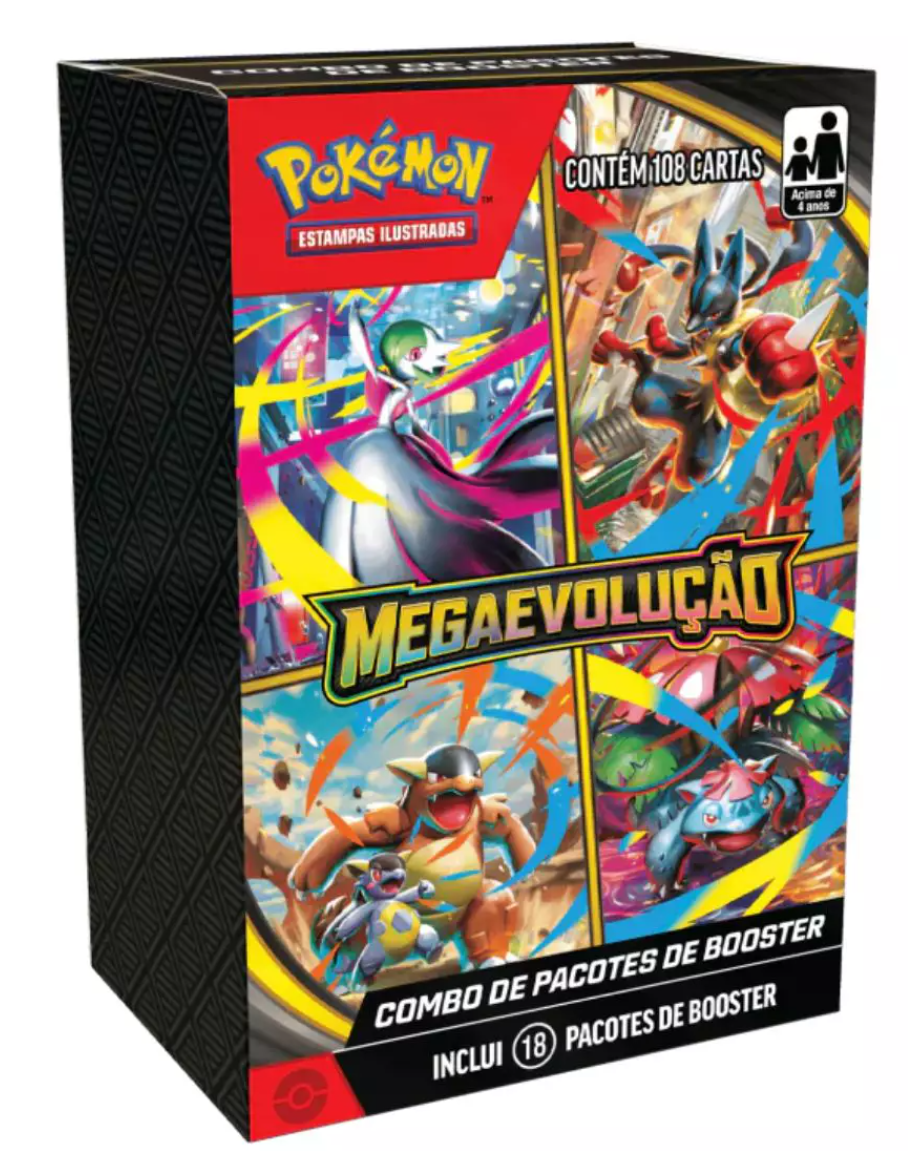COMBO DE BOOSTER ME01 MEGAEVOLUCAO