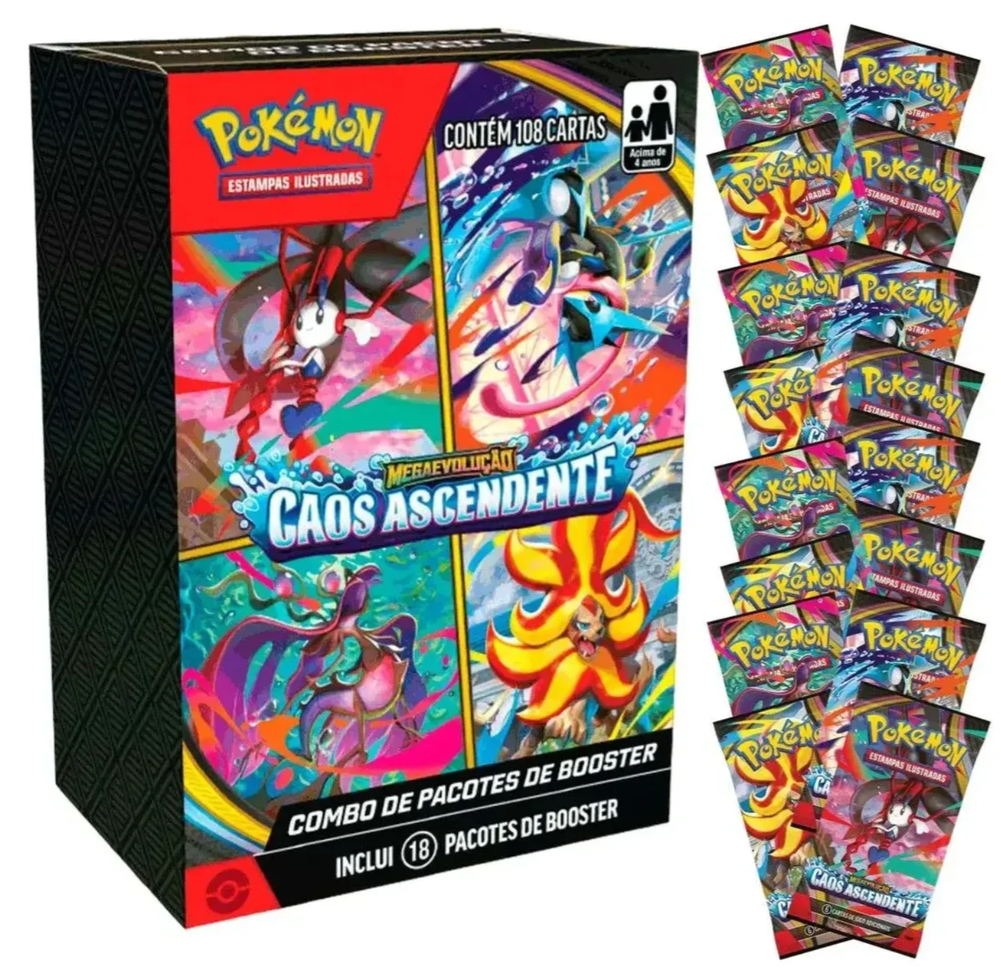 ME04 - COMBO DE BOOSTER - CAOS ASCENDENTE - Imagem 2